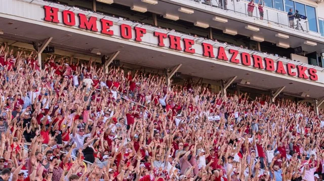 END OF AN ERA: The Razorback key player bid the official goodbye to the fans after confirming…