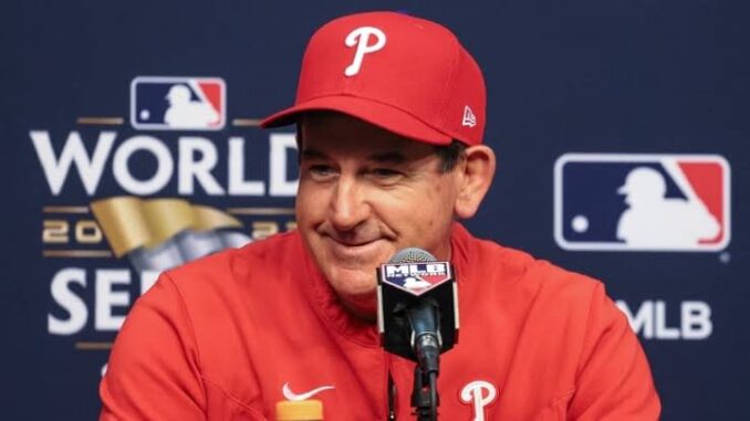 Good news: Philadelphia Phillies Manager Rob Thomson Narrows Coaching Search to Final Two…see more