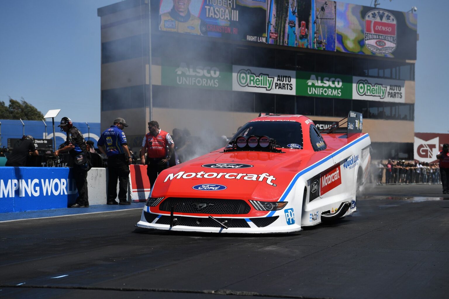 Names Of NHRA Sonoma Final Qualifying, Sunday Pairings: Tasca III Leads Funny Car Pack