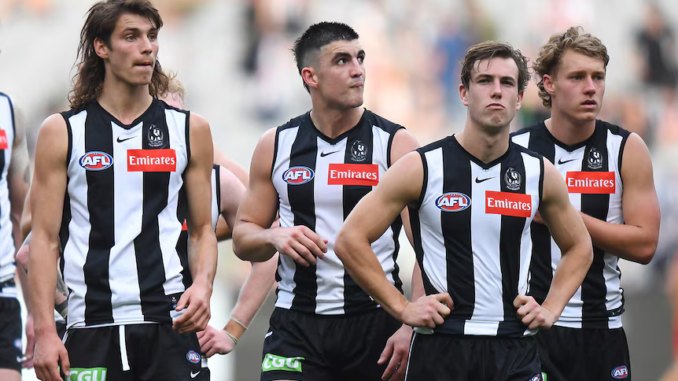 Just Now: This is cleaver but still shocking Collingwood Football Club due to the suspension of a star player..