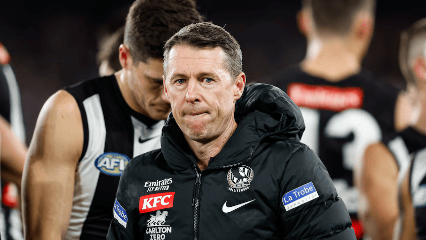 A painful departure: Collingwood head coach Craig McRae just passed away to…