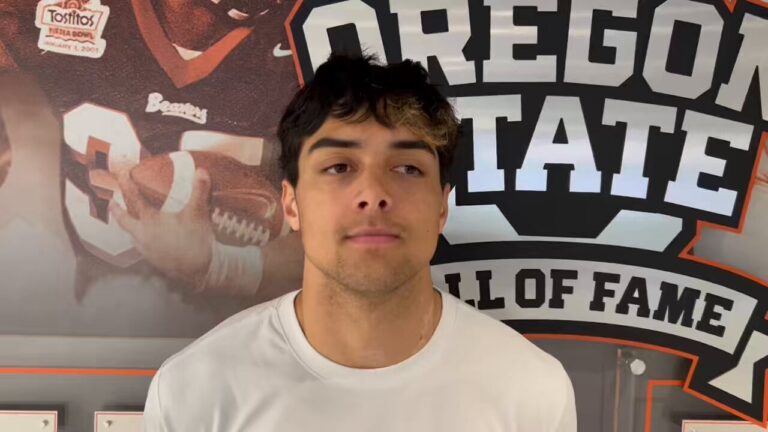 BREAKING: Oregon State Beavers WR Jeremiah Noga plans to enter transfer portal due to…