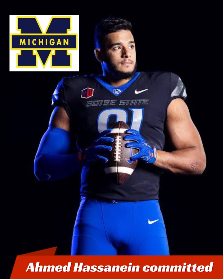 Another Insider:Ahmed Hassanein shocked Boise State,flip Commits To Michigan wolverine over Red Sox And Florida State…Read more…