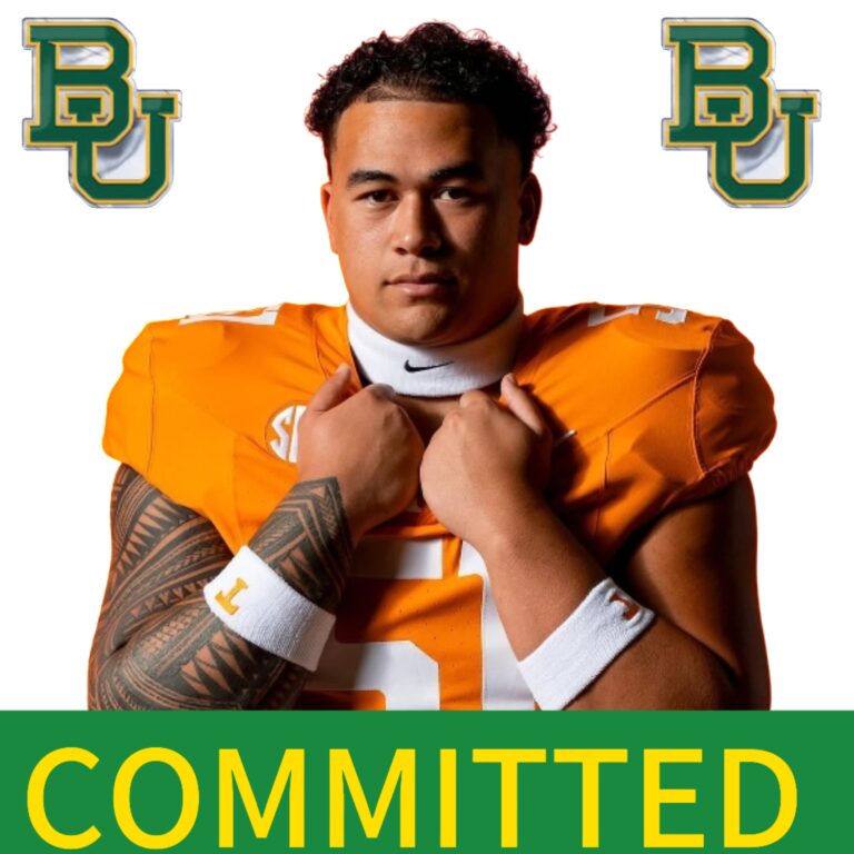 Breaking: King Taua Moi Decommits and Chooses Baylor Bears; A Five-Star Recruit’s Bold Move to Shape His Future with the Bears and Propel to the Top, Making New Era of Commitment…