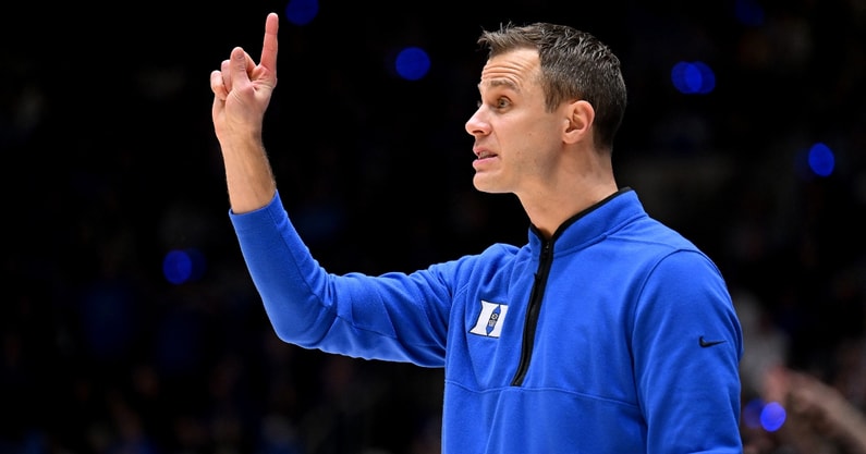 ESPN REPORT…. Because of his hard work and dedication,Jon Scheyer, the Duke basketball Head Coach, has been named the Best NCAAF Coach……