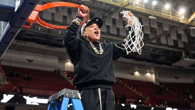 Good News: South Carolina women’s basketball coach Dawn Staley led her program to its third consecutive year winning both the SEC regular season crown and the SEC Tournament title. The Gamecocks’ 64-45 defeat of the Texas Longhorns pushed USC firmly into…